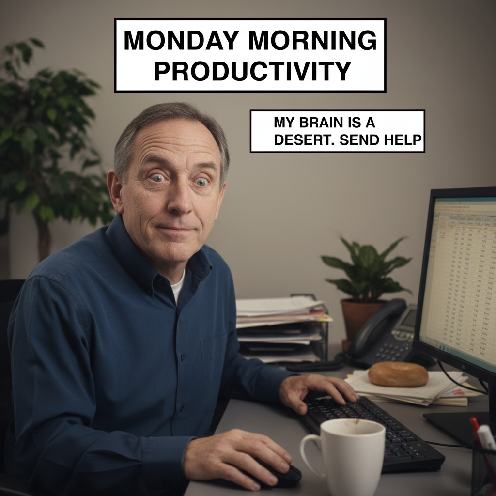 When You’re Just Trying to Look Busy on a Monday