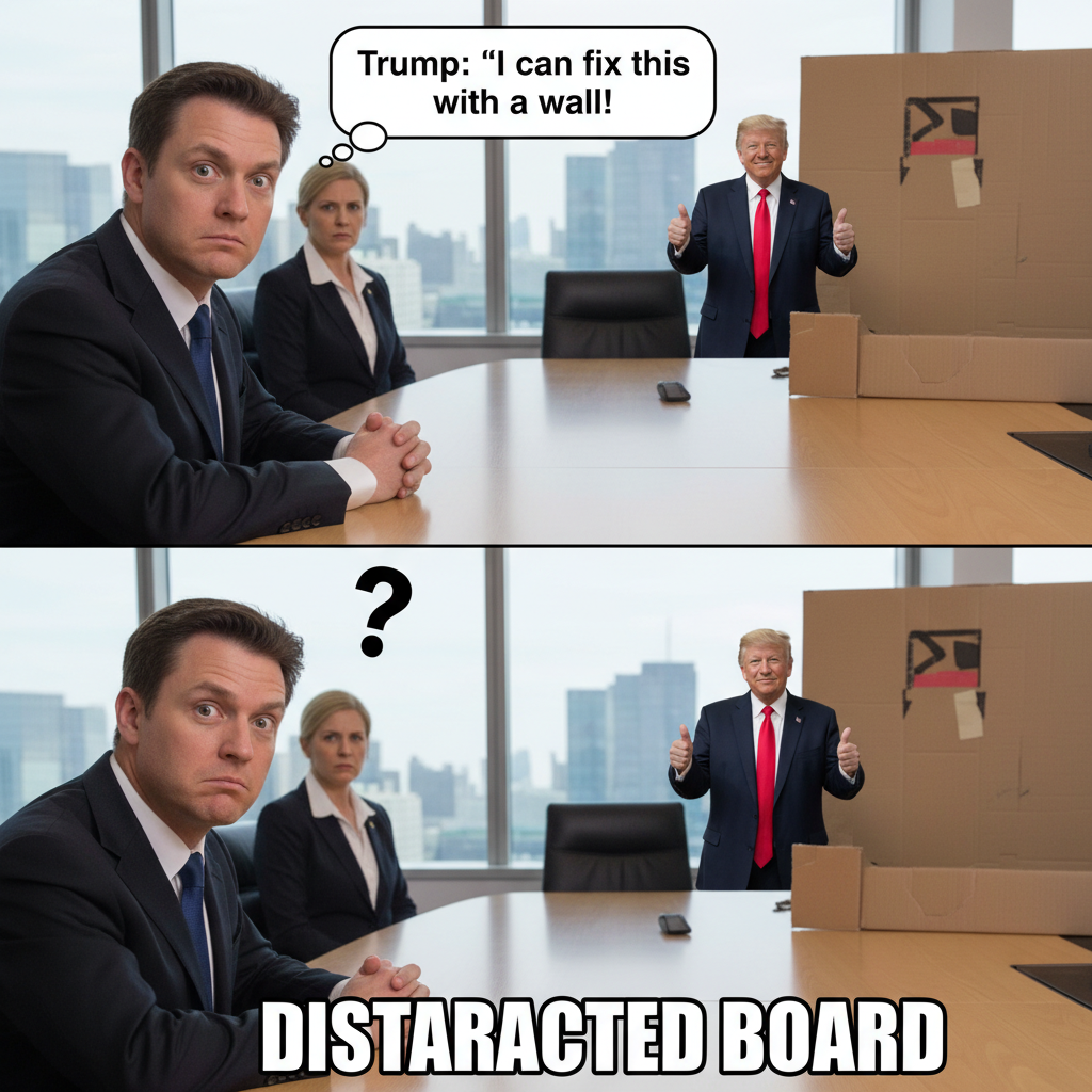 When Trump Gets Too Real in a Meeting